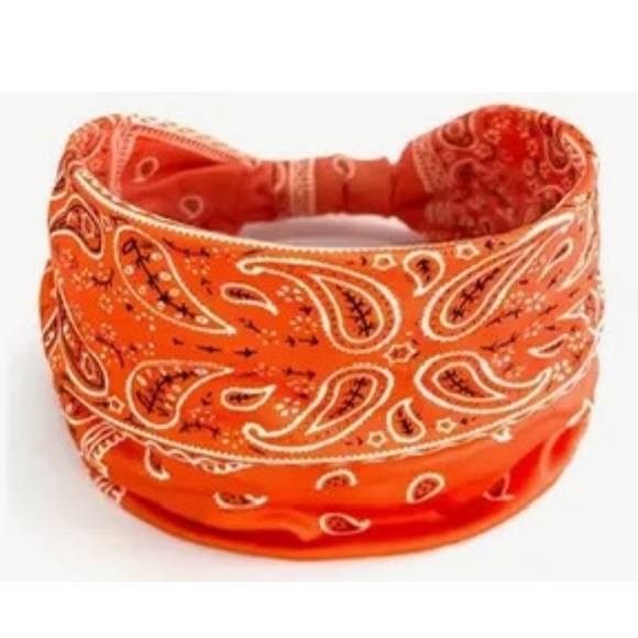 Boutique Accessories - Orange Wide Headband